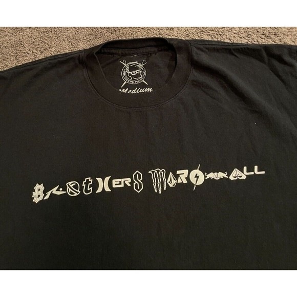 Men's Brothers Marshall X Games Red Bull Monster Energy Black T-Shirt Medium - Picture 1 of 5